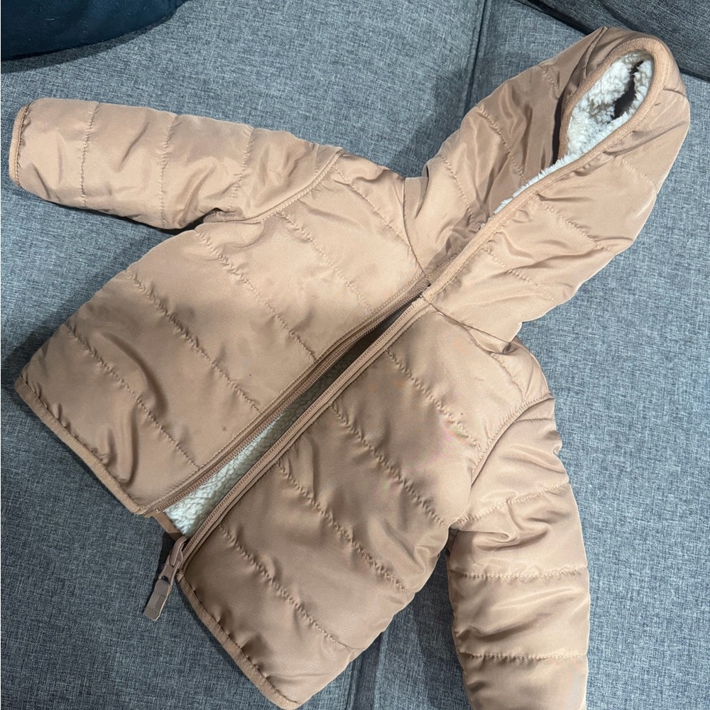 Baby Carters Tan Puffer Jacket